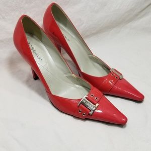 BCBGirls Dark Pink Leather Heels